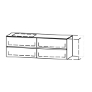 Waschtischmöbel Vanity Zoe