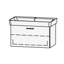 Unterbau Vanity Renova Plan Easy 85