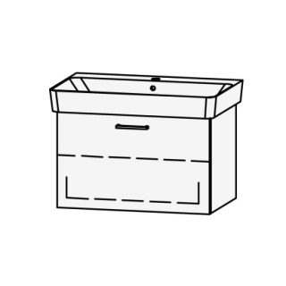 Unterbau Vanity Renova Plan Easy 75