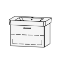 Unterbau Vanity Renova Plan Easy 75