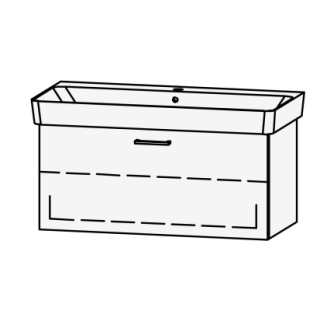 Unterbau Vanity Renova Plan Easy 100