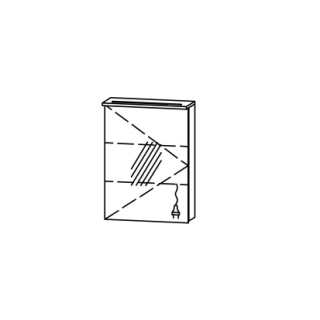 Spiegelschrank Vanity Sanida 50 / IP24