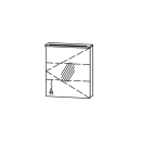 Spiegelschrank Vanity Sanida 60 / IP24