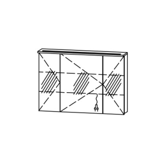 Spiegelschrank Vanity Sanida 100 / IP24