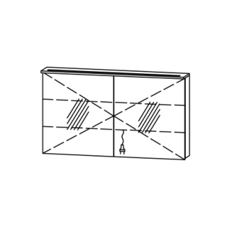 Spiegelschrank Vanity Sanida 120 / IP24