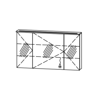 Spiegelschrank Vanity Sanida 120 / IP24