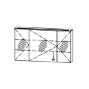 Spiegelschrank Vanity Sanida 120 / IP24