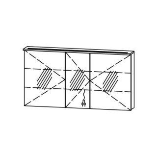 Spiegelschrank Vanity Sanida 130 / IP24