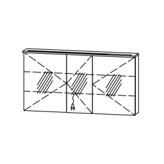 Spiegelschrank Vanity Sanida 130 / IP24