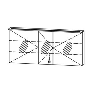 Spiegelschrank Vanity Sanida 150 / IP24