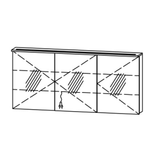 Spiegelschrank Vanity Sanida 150 / IP24