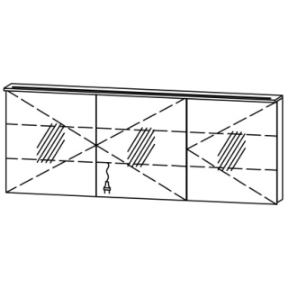 Spiegelschrank Vanity Sanida 180 / IP24