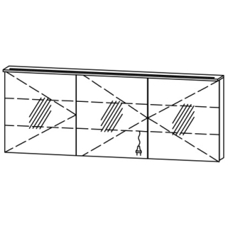 Spiegelschrank Vanity Sanida 180 / IP24