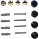 Spiegelbefestigung Büchlerglas rund