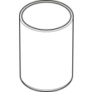 Zahnbecher Axor Universal Rectancular, glasklar