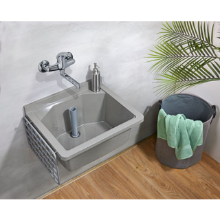 Reno 55 Ausgussbecken Terazzo grau 55 X 45 X 30 CM 34700100