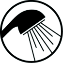 Duschbrause Eco Tre verchromt 1/2" / 3 STRAHL/JETS...