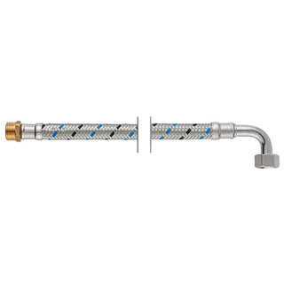 Panzerschlauch DN13 AG x IG 90° 1/2" X 1/2" 60133100