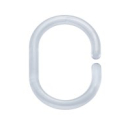 Duschvorhangringe Basic schwarz 6 X 4.2 CM 81500012