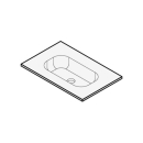 Waschtischelement Mineralstoff