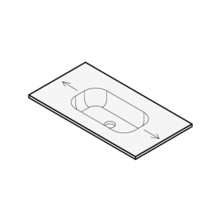 Waschtischelement Vollkern