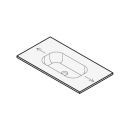 Waschtischelement Mineralstoff