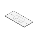 Waschtischelement Keramik