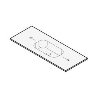 Waschtischelement Keramik