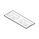 Waschtischelement Mineralstoff