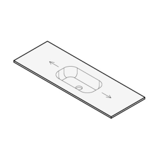 Waschtischelement Keramik