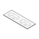 Waschtischelement Mineralstoff