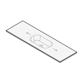 Waschtischelement Vollkern