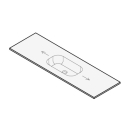 Waschtischelement Mineralstoff