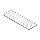 Waschtischelement Mineralstoff