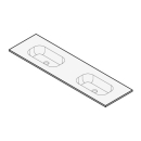 Waschtischelement Mineralstoff