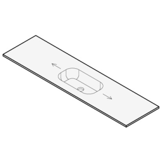 Waschtischelement Mineralstoff