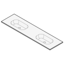 Waschtischelement Mineralstoff