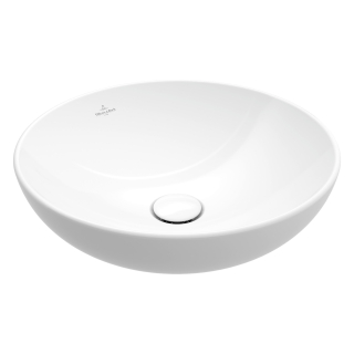 Aufsatzbecken LOOP&FRIENDS 380x380mm, o.HL, o.ÜL, weiss Alpin CP