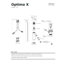 Bidetmischer Optima X 1.2 Ausld. 102 mm, mit Ablgarn., chrom