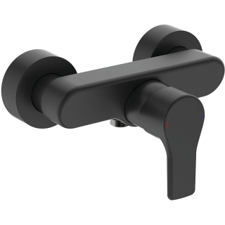 Brausemischer AP Optima L 1.2 Ausladung 116-136 mm, schwarz matt