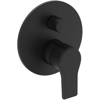 Sichtteil Wannenmischer Optima L 1.2 schwarz matt