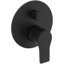 Sichtteil Wannenmischer Optima L 1.2 schwarz matt