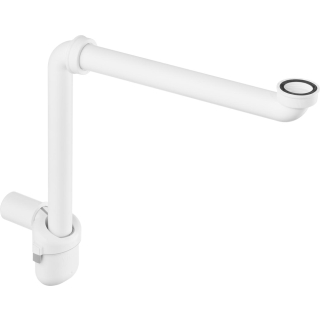 Flaschen-Raumsparsifon 5634.15 5/4ÜM x d32/40, Kunststoff, weiss