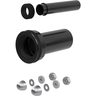 WC Anschlussgarnitur d 90 mm, Länge 230 mm