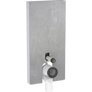 WC-Modul 101 MONOLITH PLUS für Stand-WC, Steinzeug Betonoptik