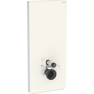 WC-Modul 114 MONOLITH PLUS für Wand-WC, Glas sand-grau