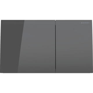 Betätigungsplatte SIGMA70 2-Mengen, Glas lava