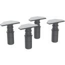 Montagefüsse LEVEL für Duschflächen bis...