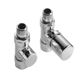 HK-Ventil Set o. Thermostatkopf Typ C Durchgang, 1/2AGx3/4KV, weiss