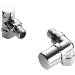 HK-Ventil Set o. Thermostatkopf Typ G Winkeleck rechts, 1/2AGx3/4KV, weiss